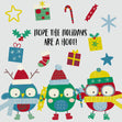 Hope The Holidays Are A Hoot Owl Christmas Confetti-exploding Greetings Card