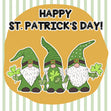 Festive Gnomes St. Patrick's Day Confetti-exploding Greetings Card