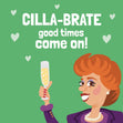 Cilla-Brate Good Times Cilla Black Birthday Confetti-exploding Greetings Card