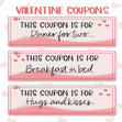 Valentine Coupons Confetti-exploding Greetings Card
