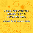 Thousands Suns Happy 20th Anniversary Confetti-exploding Greetings Card