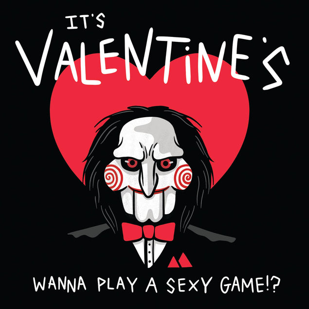 It's Valentine's Wanna Play A Sexy Game? Jigsaw Confetti-exploding Greetings Card