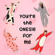 You're The Onesie For Me Confetti-exploding Greetings Card