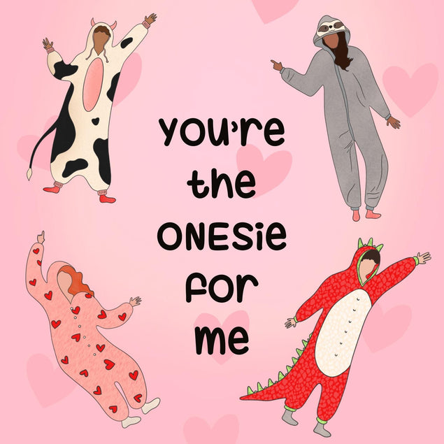 You're The Onesie For Me Confetti-exploding Greetings Card