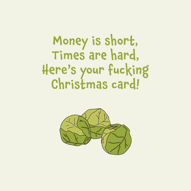 Sprouts Rhymes Christmas Confetti-exploding Greetings Card