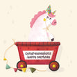 Congratulations Happy Birthday Unicorn Confetti-exploding Greetings Card