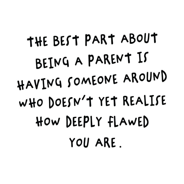 Deeply Flawed Parent Confetti-exploding Greetings Card