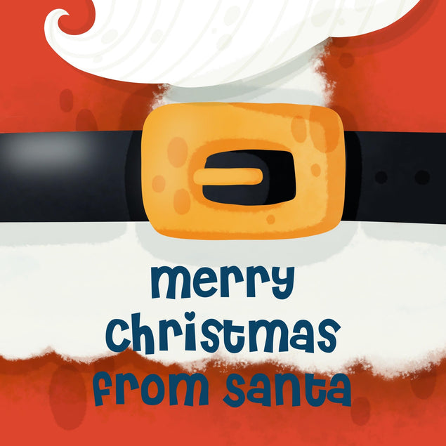 Merry Christmas From Santa Confetti-exploding Greetings Card