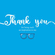 Thank You For Being Such An Inspiration Blue Confetti-exploding Greetings Card