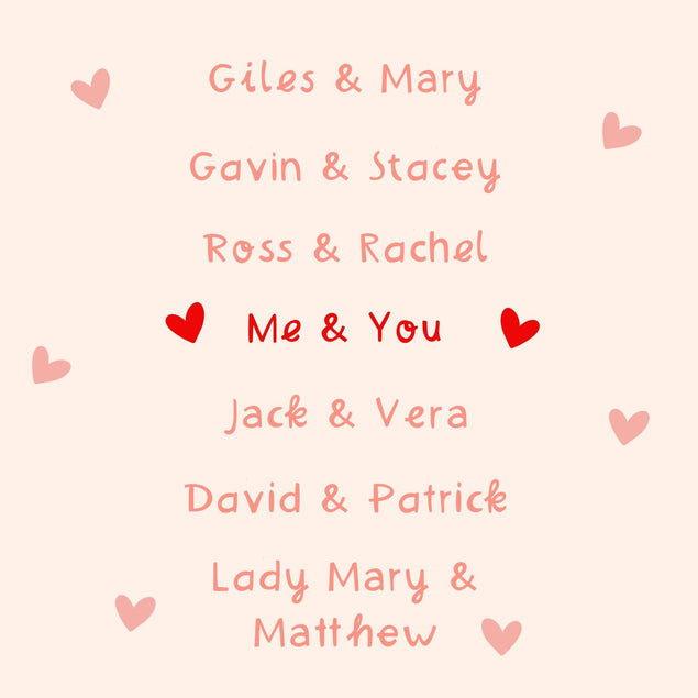 Me And You Confetti-exploding Greetings Card