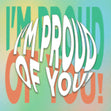 I Am Proud Of You! Confetti-exploding Greetings Card