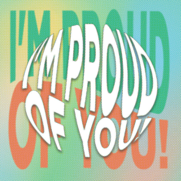 I Am Proud Of You! Confetti-exploding Greetings Card