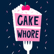 Cake Whore Birthday Confetti-exploding Greetings Card