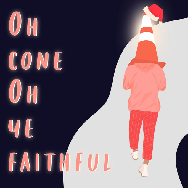Oh Cone Oh Ye Faithful Confetti-exploding Greetings Card