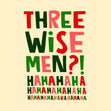 Three Wise Men Simple Christmas Confetti-exploding Greetings Card