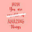 You Are AMAZING Things Confetti-exploding Greetings Card