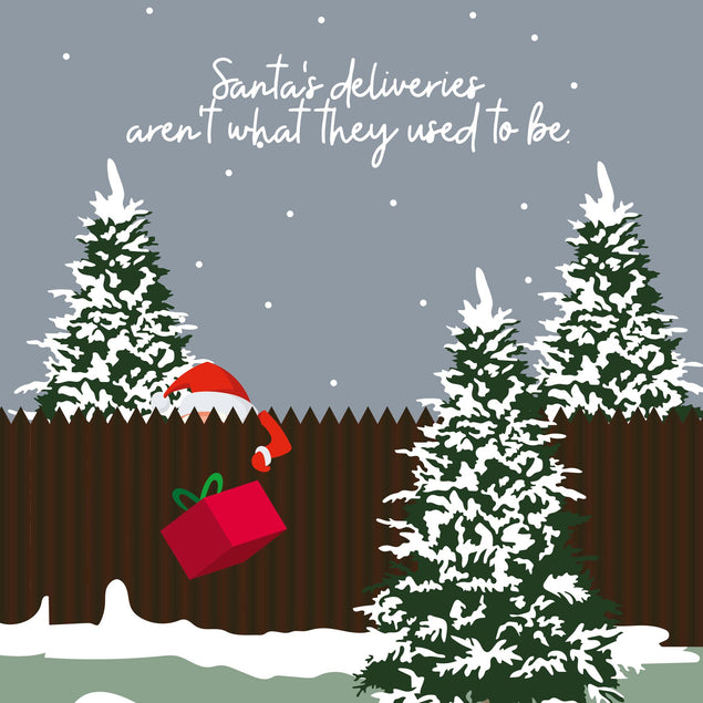 Santa's Deliveries Christmas Confetti-exploding Greetings Card