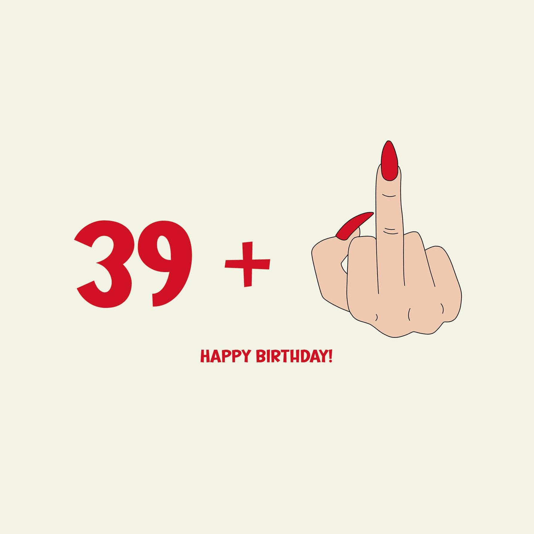 Middle Finger 40th Birthday Confetti-exploding Greetings Card – Boomf