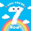 Omg You Are 7 Now Happy Birthday Confetti-exploding Greetings Card