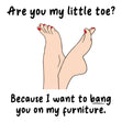 Are You My Little Toe? Confetti-exploding Greetings Card
