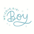 Welcome Baby Boy Confetti-exploding Greetings Card