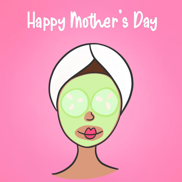 Happy Mother's Day Mask Confetti-exploding Greetings Card