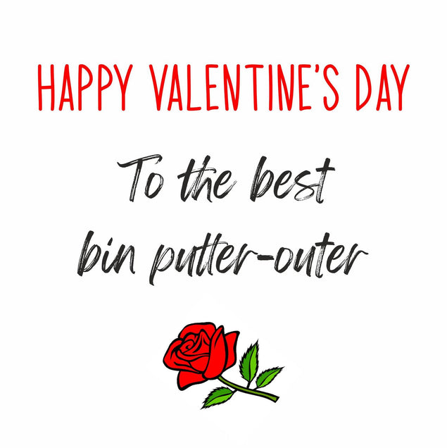 To The Best Bin Putter-outer Confetti-exploding Greetings Card
