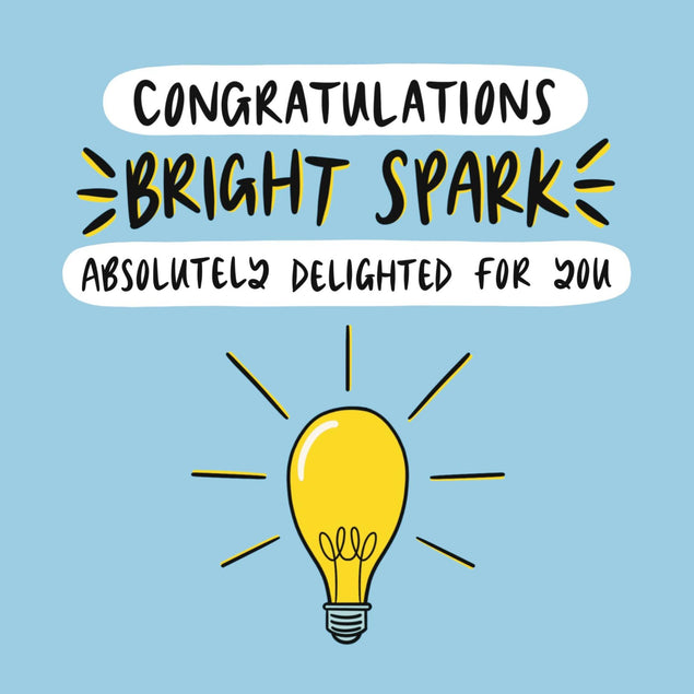 Bright Spark Confetti-exploding Greetings Card