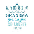 Happy Mothers Day Grandma Confetti-exploding Greetings Card