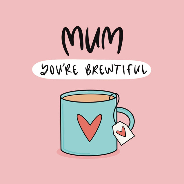 You're Brewtiful Confetti-exploding Greetings Card