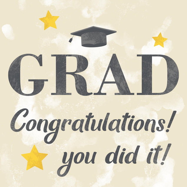 You Did It Graduation Confetti-exploding Greetings Card