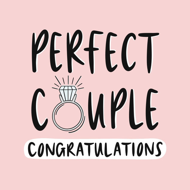 Perfect Couple Congratulations Confetti-exploding Greetings Card