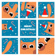 Ginger Cat Merry Christmas Confetti-exploding Greetings Card