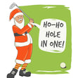 Merry Christmas Hole In One Confetti-exploding Greetings Card