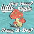 Little Hippy Birthday Confetti-exploding Greetings Card