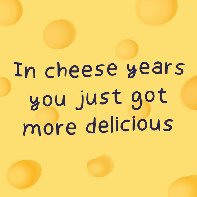 In Cheese Years Confetti-exploding Greetings Card