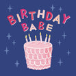 Birthday Babe Confetti-exploding Greetings Card