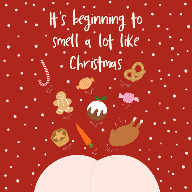 It's Beginning To Smell A Lot Like Christmas Confetti-exploding Greetings Card
