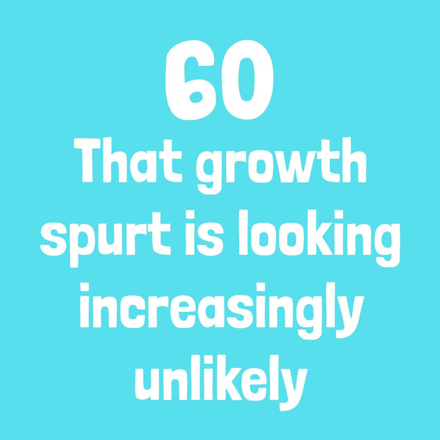 60 Growth Spurt Birthday Confetti-exploding Greetings Card