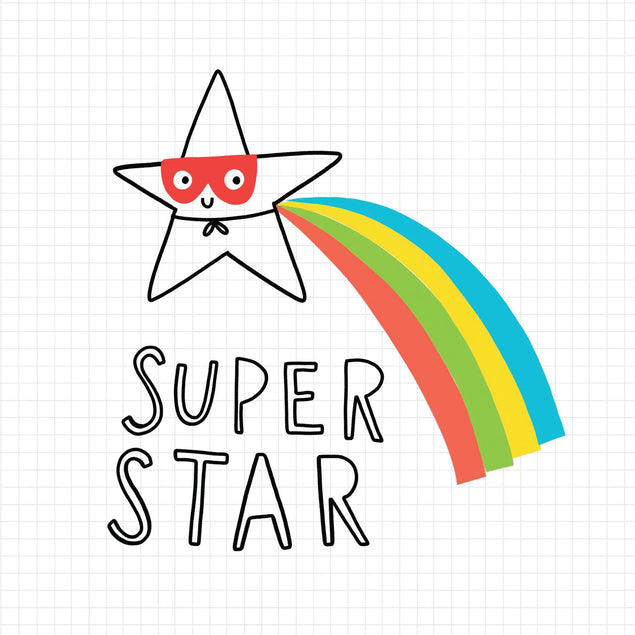 Superstar Confetti-exploding Greetings Card