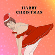 Harry Christmas Harry Styles Ballerina Confetti-exploding Greetings Card