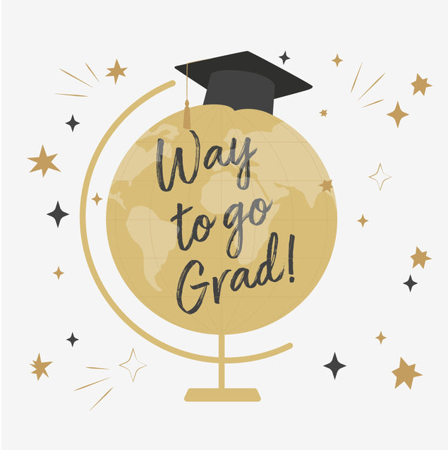 Way To Go Graduation Confetti-exploding Greetings Card