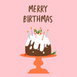 Merry Birthmas Christmas Confetti-exploding Greetings Card