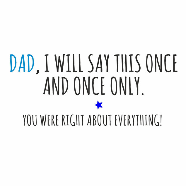 I Will Say This Once And Once Only Confetti-exploding Greetings Card