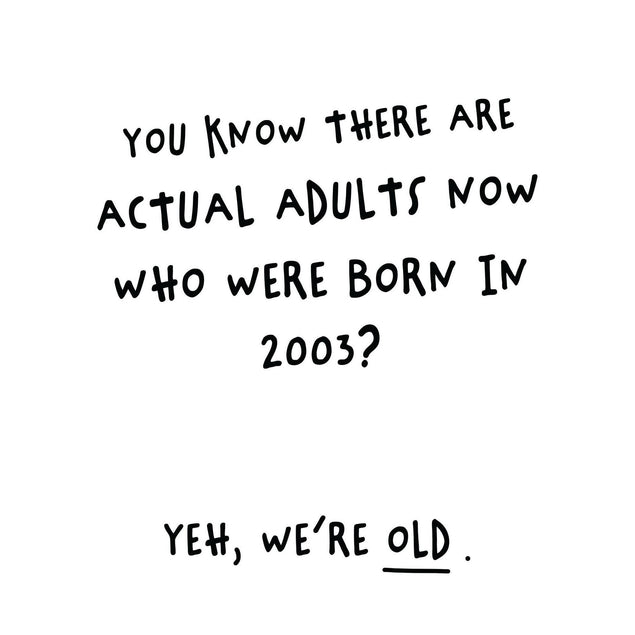 Adults Born 2003 Confetti-exploding Greetings Card
