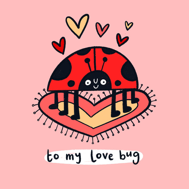 Cute Ladybird Love Confetti-exploding Greetings Card