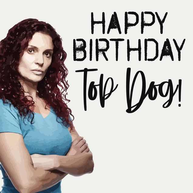 Wentworth Top Dog Birthday Confetti-exploding Greetings Card