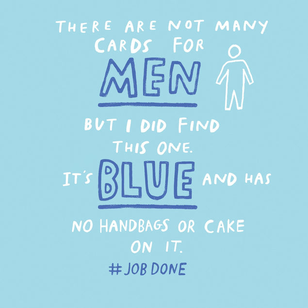 There are not many cards for men Confetti-exploding Greetings Card