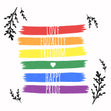 Love Equality Freedom Pride Confetti-exploding Greetings Card