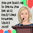 Liz Truss Birthday Confetti-exploding Greetings Card